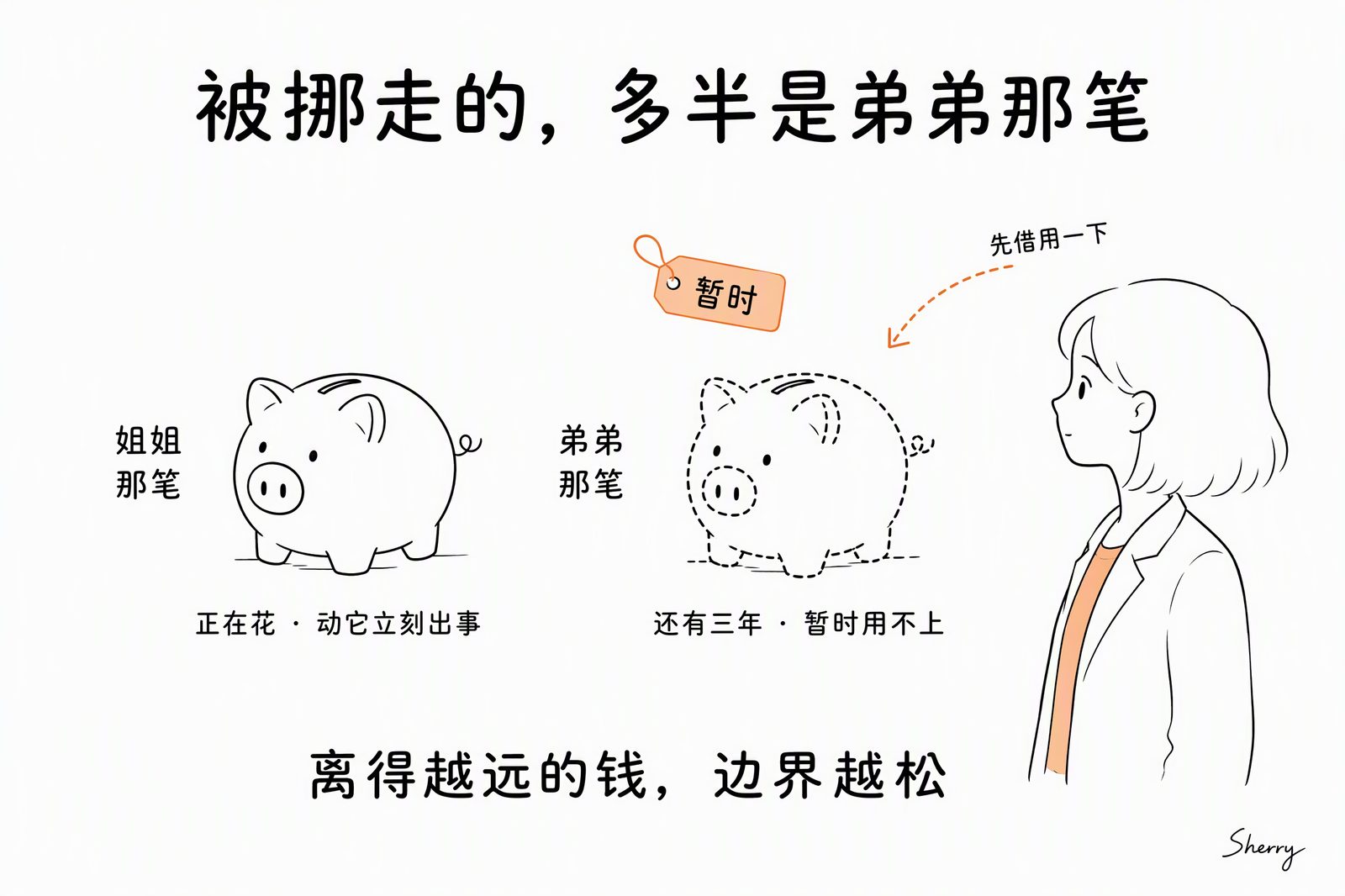 离用得最远的那笔，边界最松